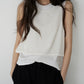 Chiffon x Cotton Tank Top