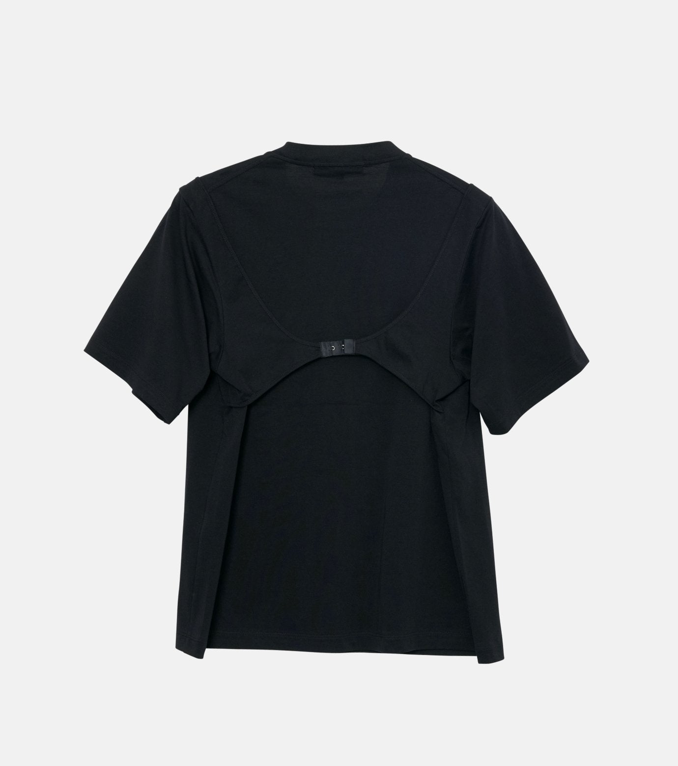T-Shirt with Hook and Eye Detail