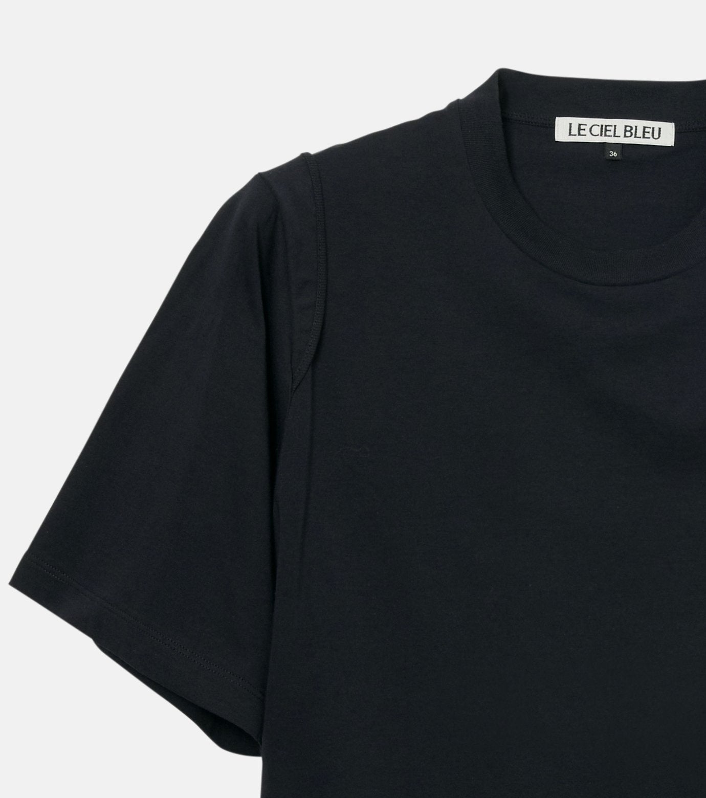 T-Shirt with Hook and Eye Detail