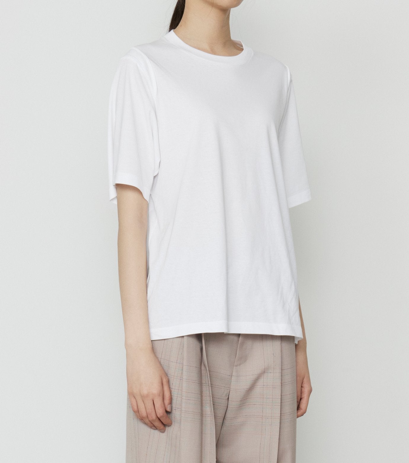 T-Shirt with Hook and Eye Detail