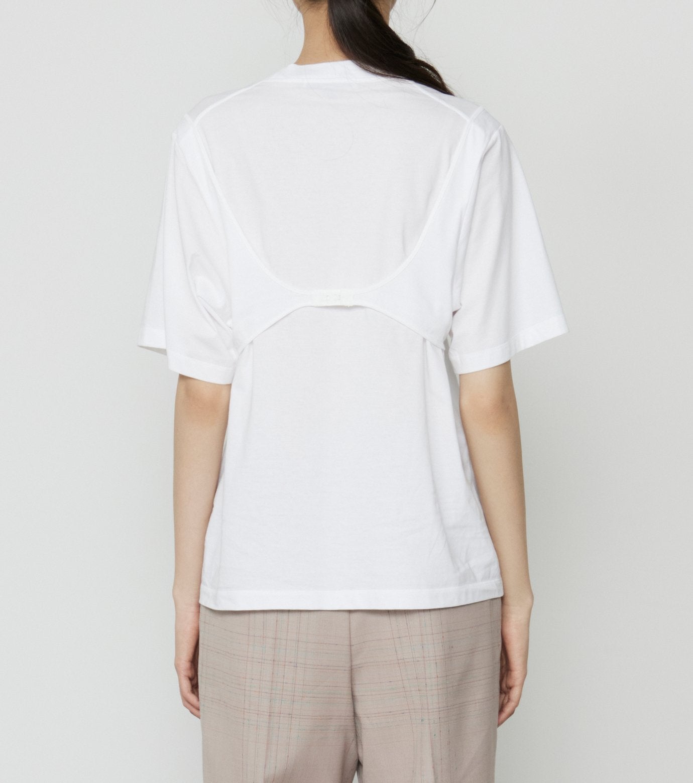 T-Shirt with Hook and Eye Detail