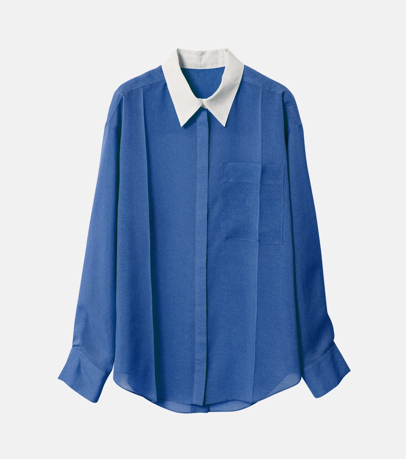 ちこVoile Front Press Shirt Voile Front Press Shirt – RESTIR