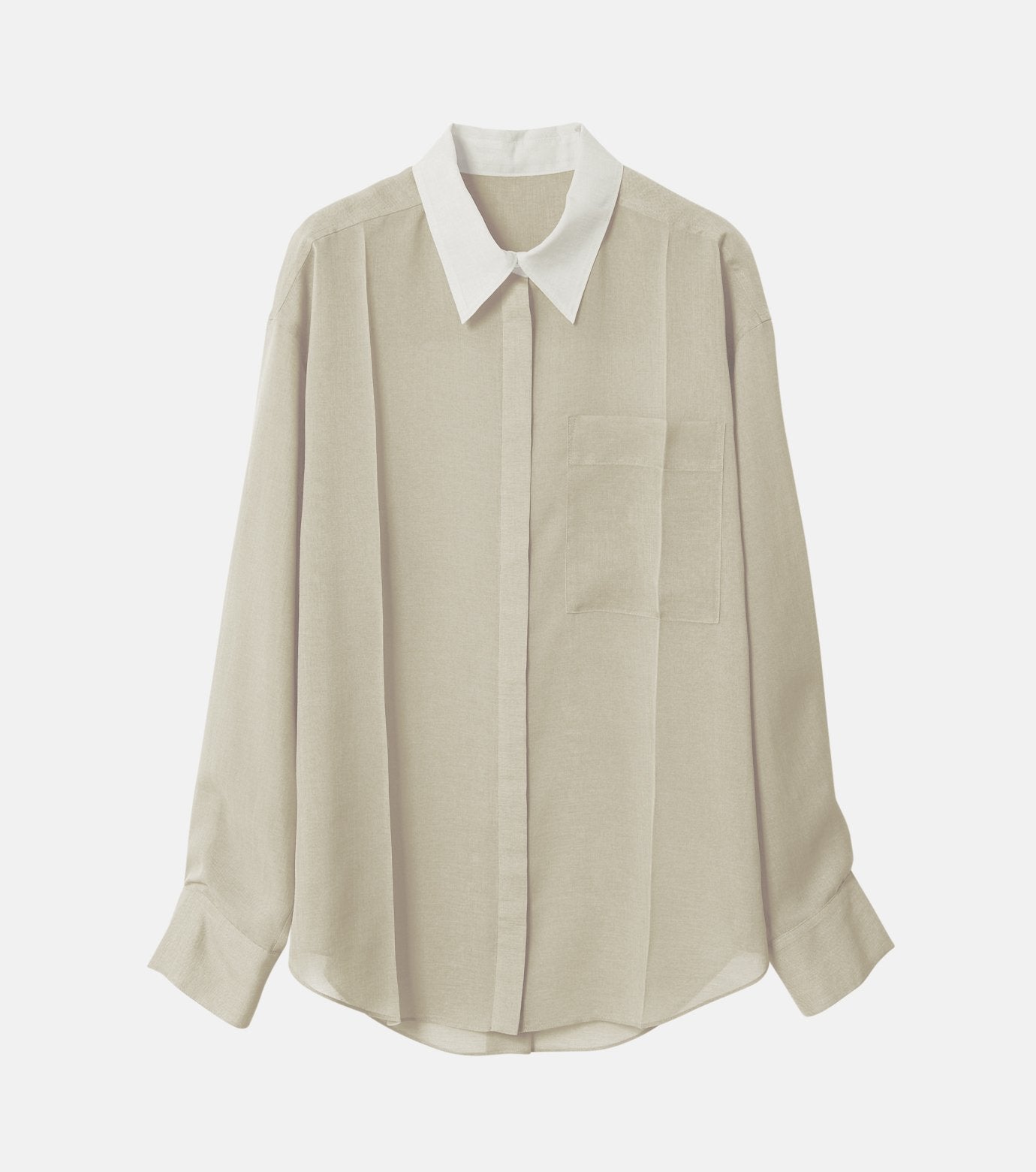 Voile Front Press Shirt