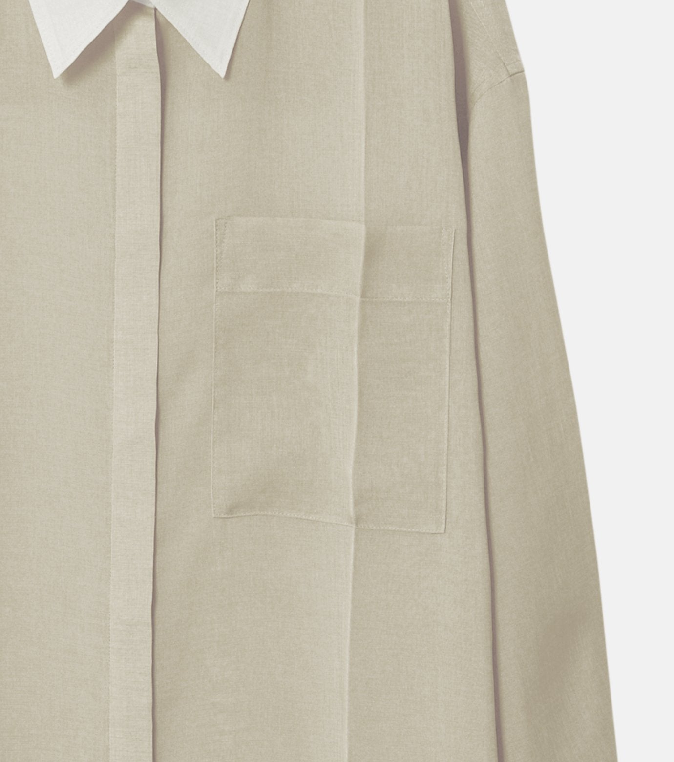 Voile Front Press Shirt