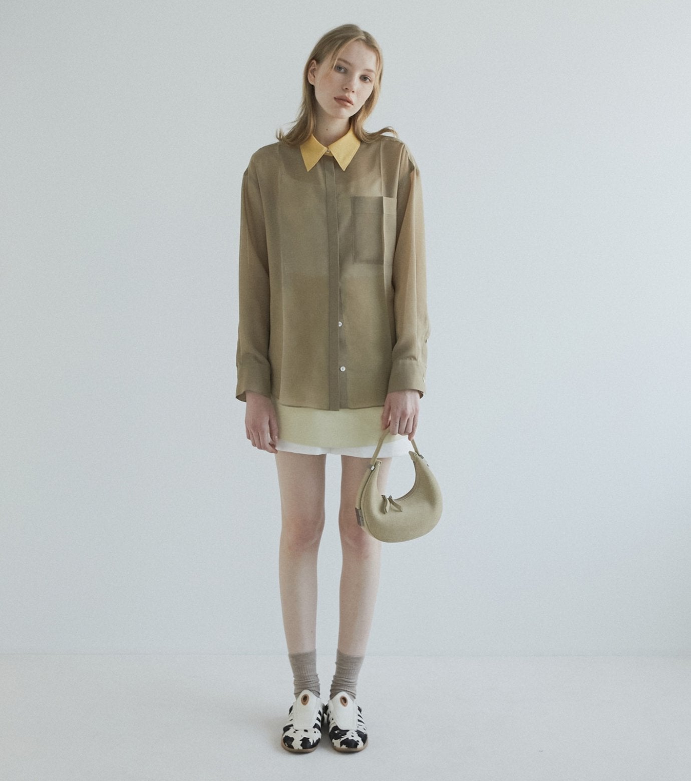 Voile Front Press Shirt