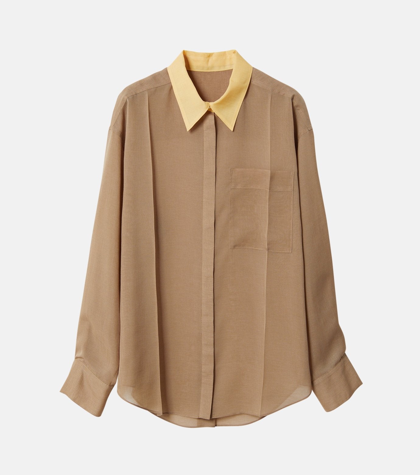 Voile Front Press Shirt