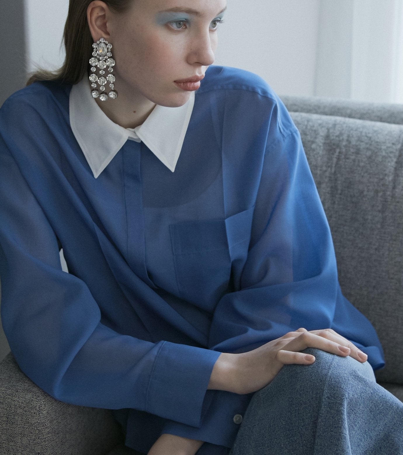 Voile Front Press Shirt