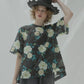 Vintage Floral Capelet Top