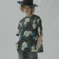 Vintage Floral Capelet Top