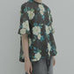 Vintage Floral Capelet Top