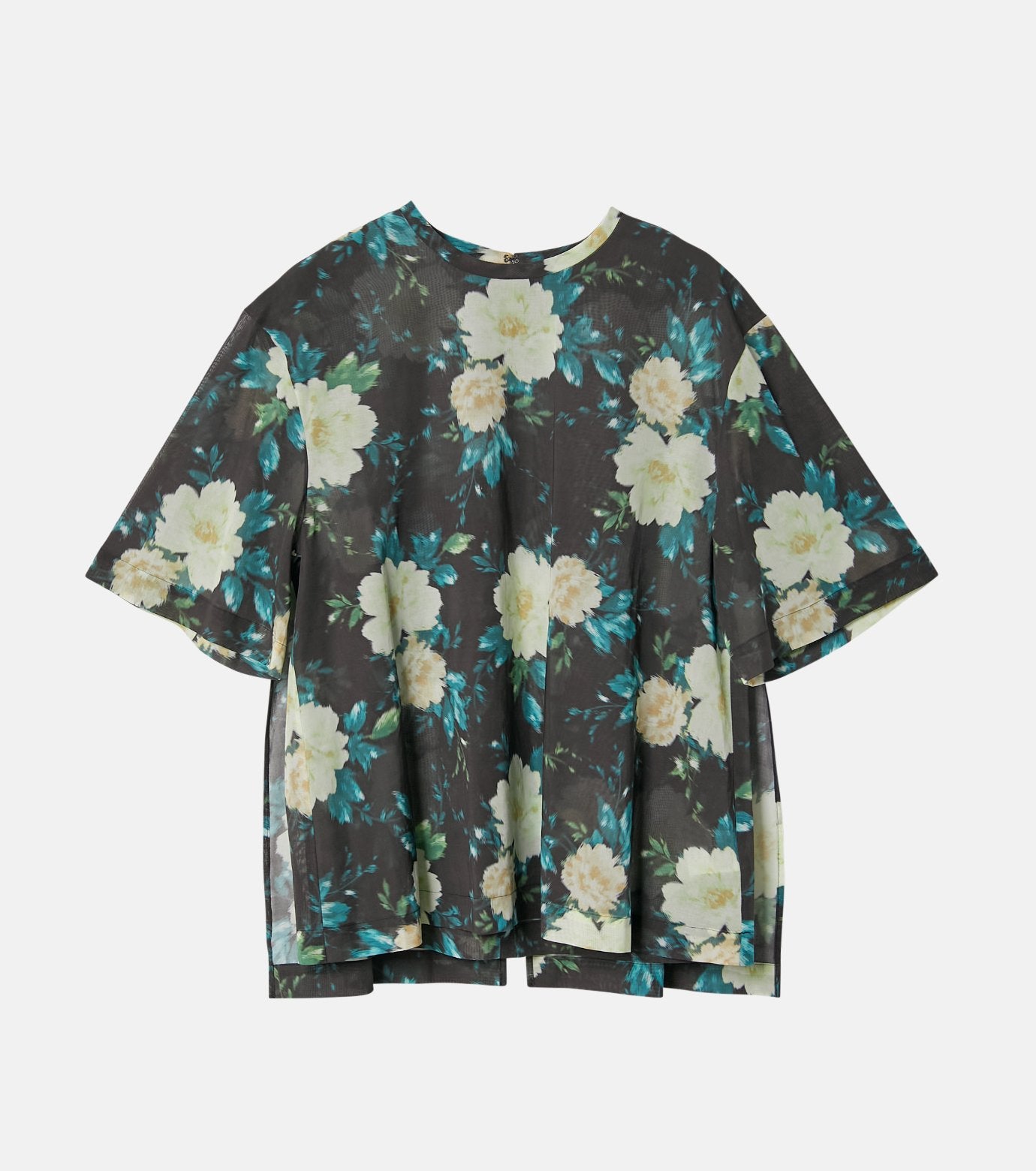 Vintage Floral Capelet Top