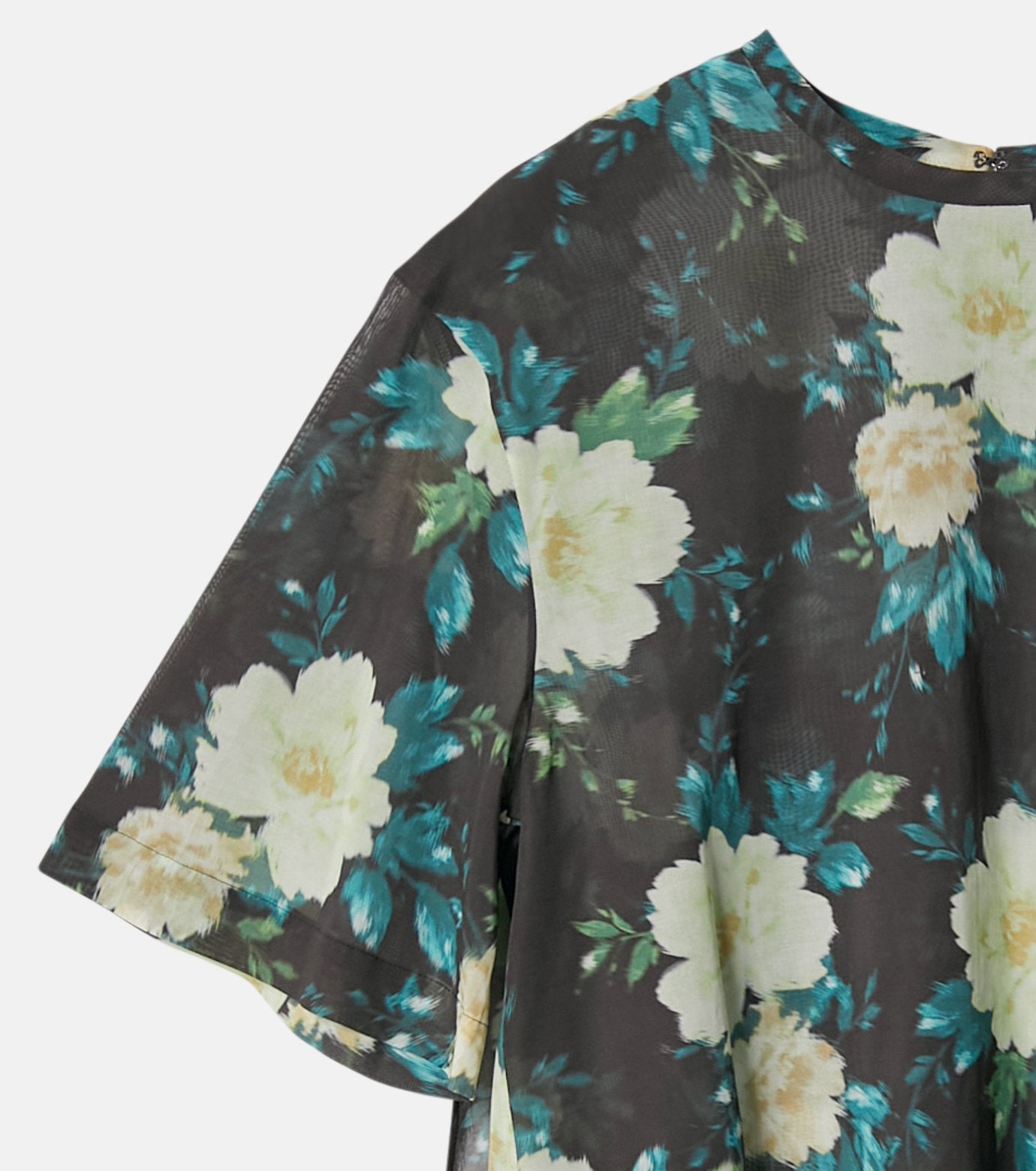 Vintage Floral Capelet Top