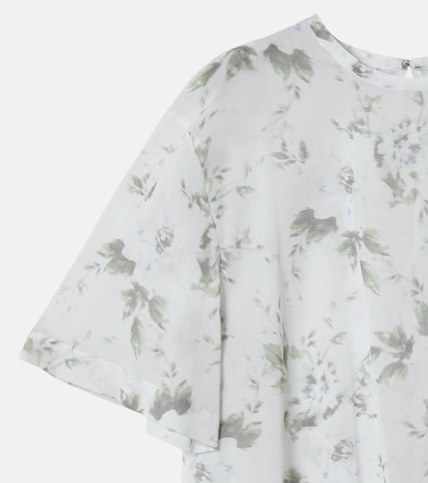Vintage Floral Capelet Top