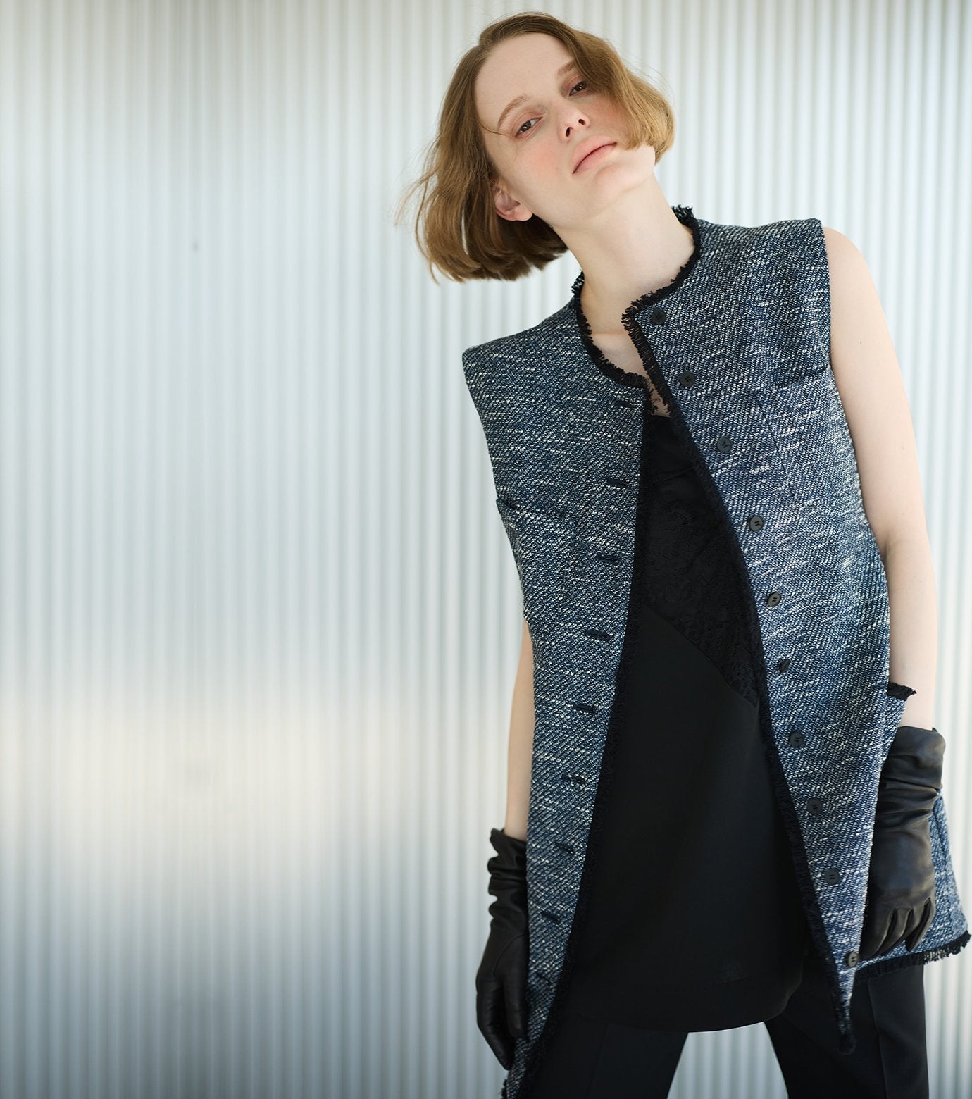 Mix Tweed Gilet