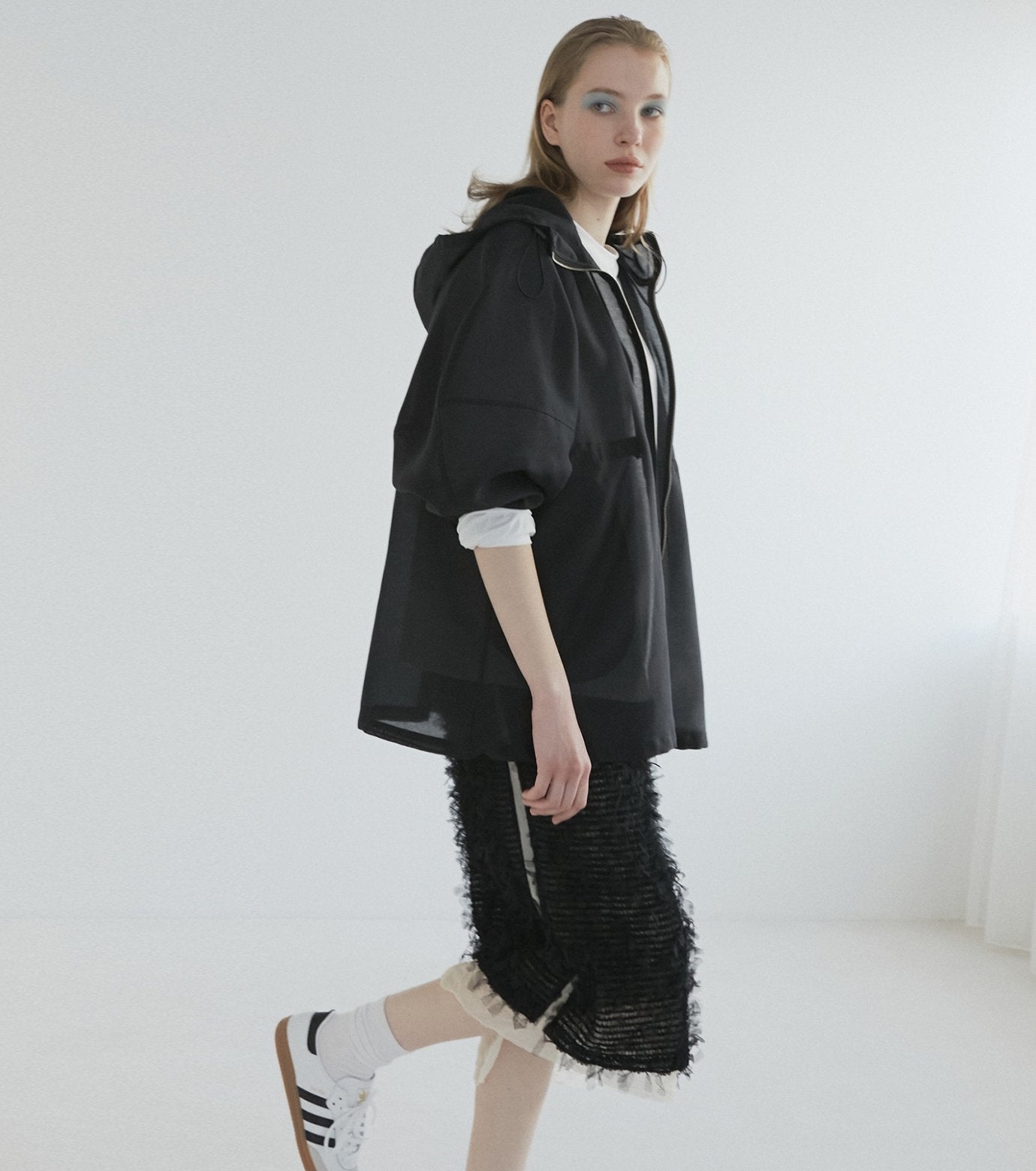 Sheer Volume Blouson