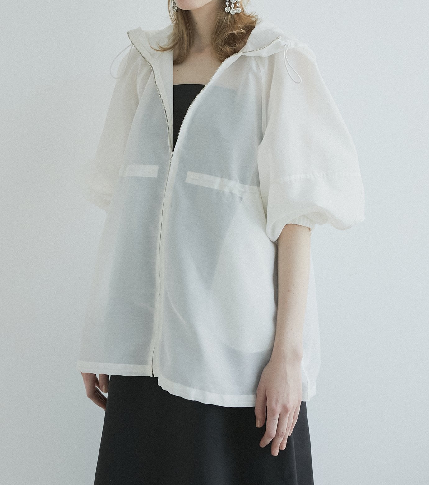 Sheer Volume Blouson