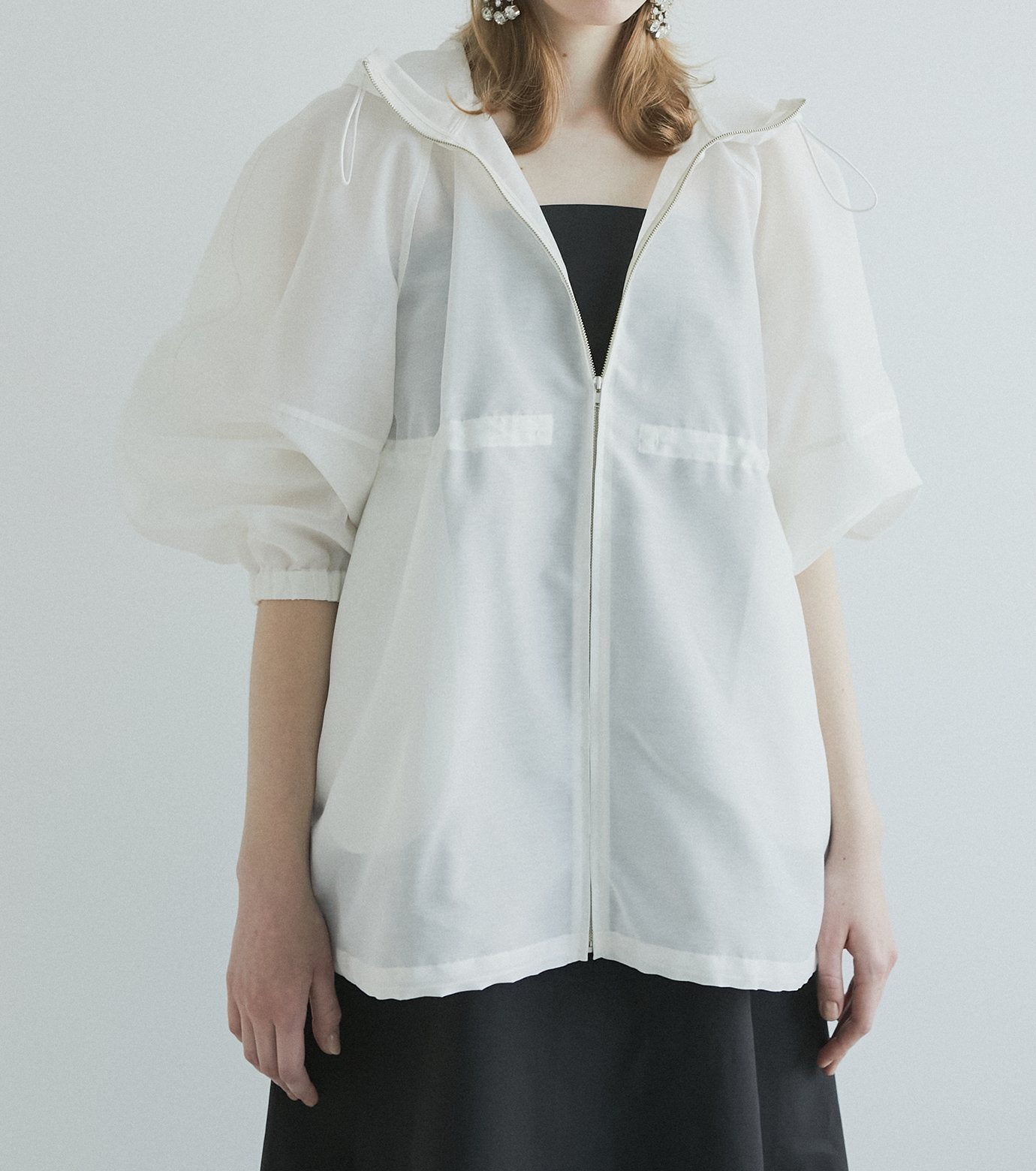 Sheer Volume Blouson