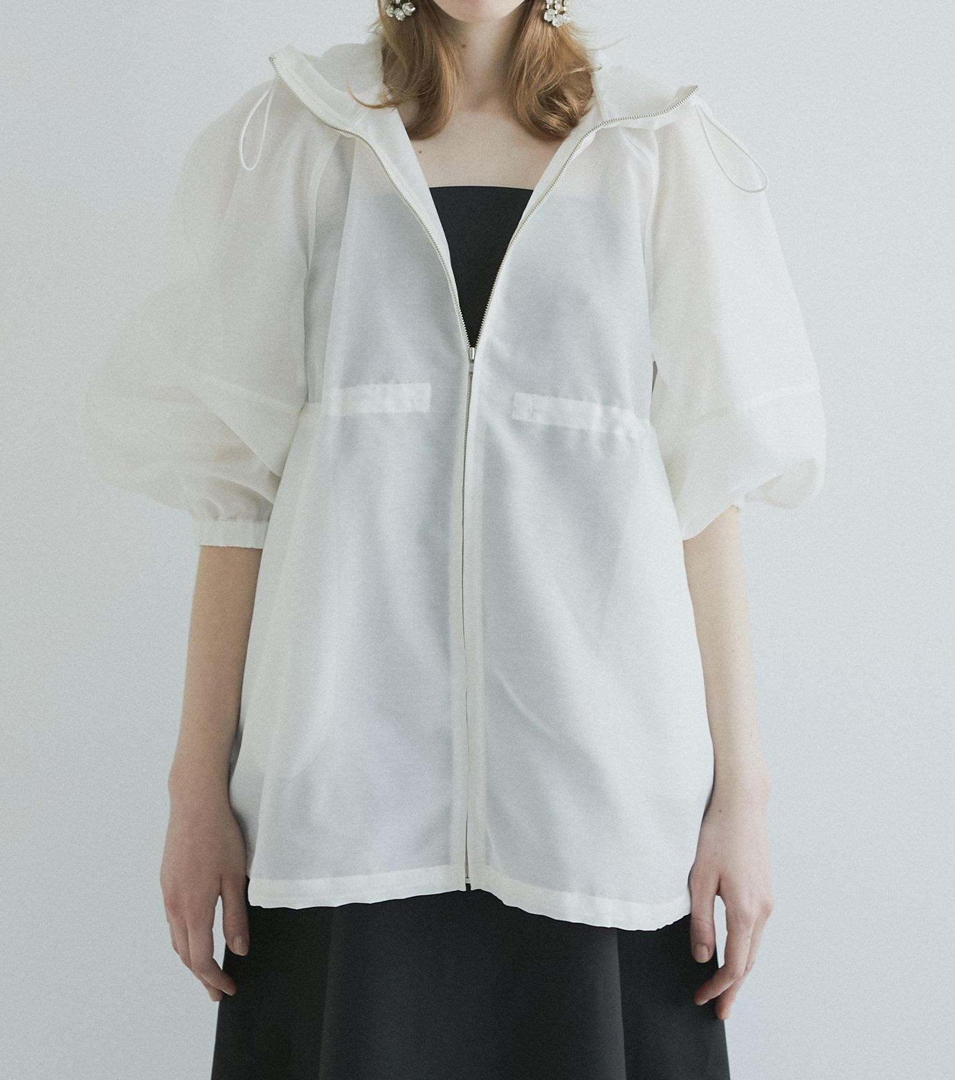 Sheer Volume Blouson