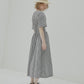 Gingham Check Round Form Dress