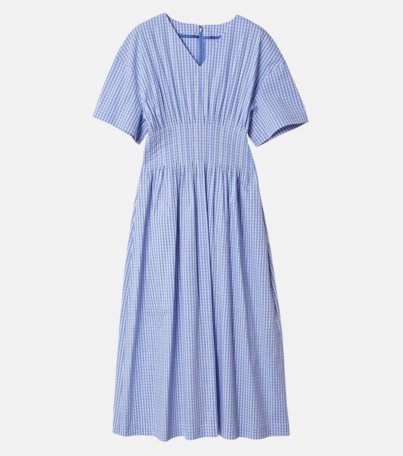 Gingham Check Round Form Dress