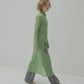 Sheer Shirt Dress w/Flocked Flower