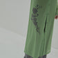 Sheer Shirt Dress w/Flocked Flower