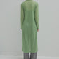 Sheer Shirt Dress w/Flocked Flower