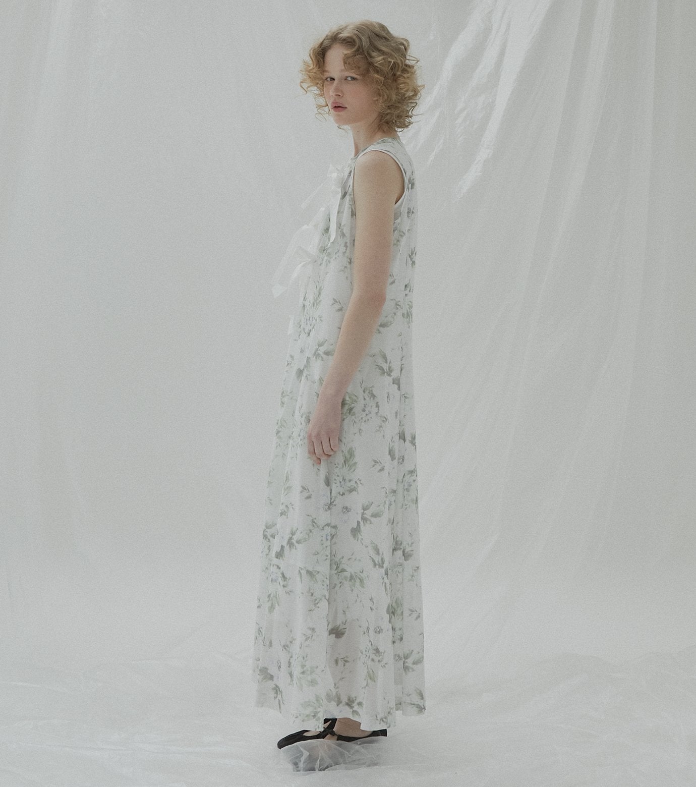 Vintage Floral Maxi Dress