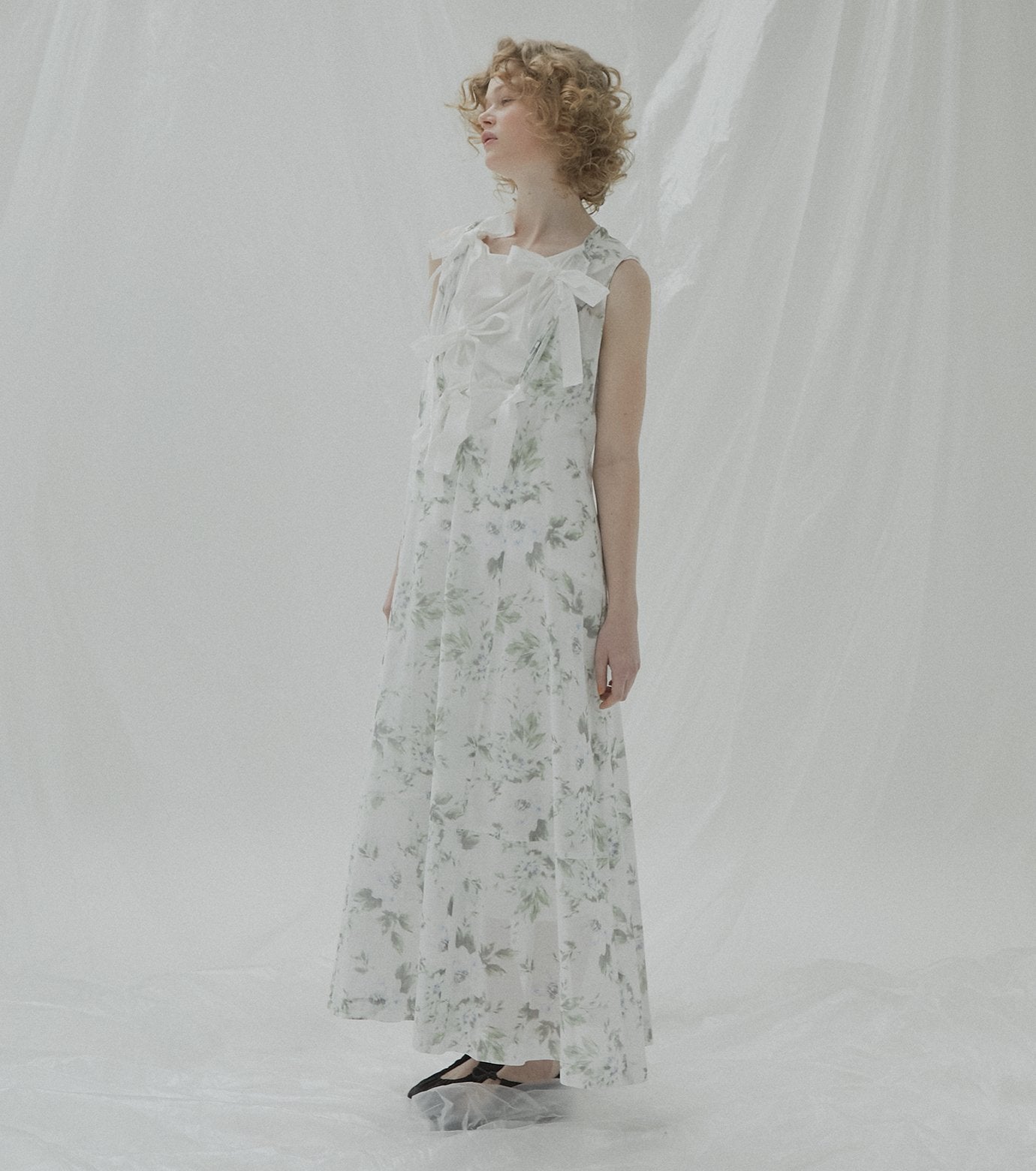 Vintage Floral Maxi Dress