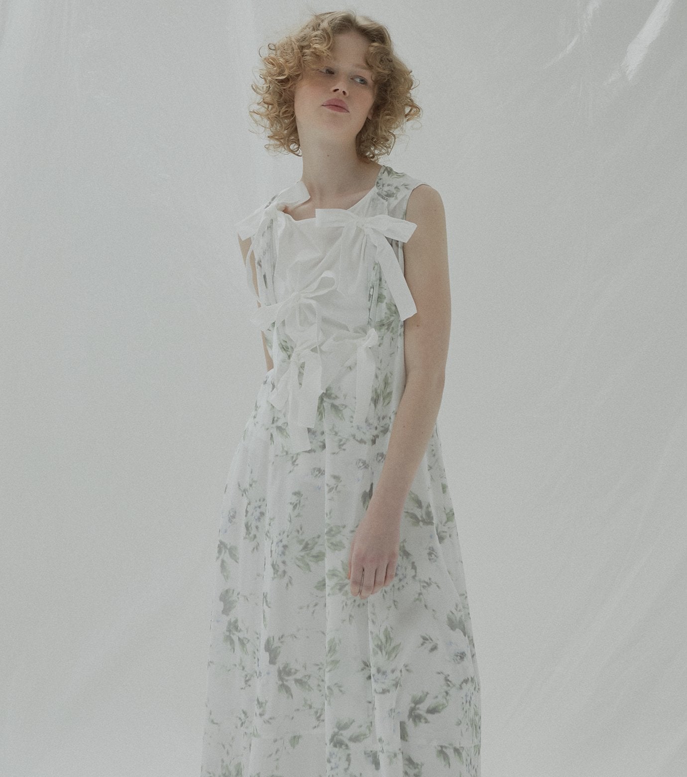 Vintage Floral Maxi Dress