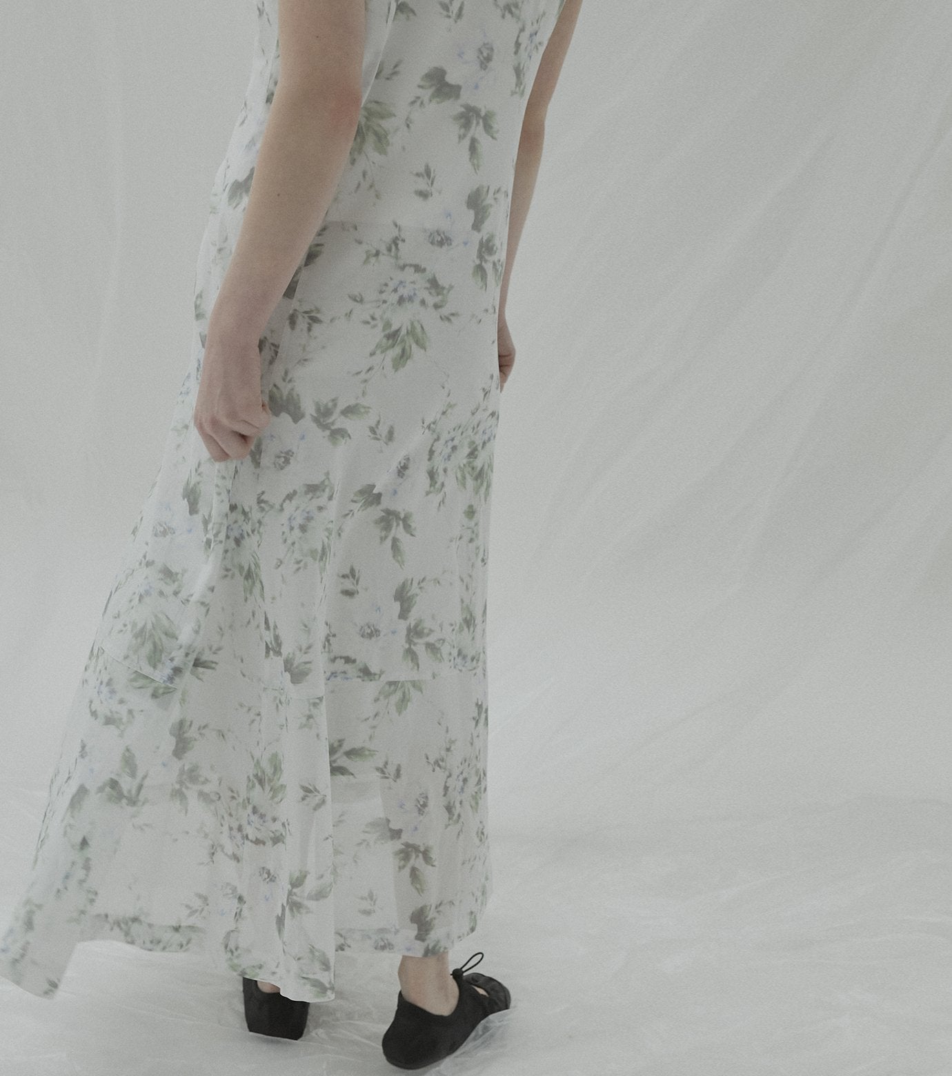 Vintage Floral Maxi Dress