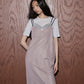 Organza x Satin Slip Dress