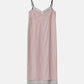 Organza x Satin Slip Dress