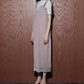 Organza x Satin Slip Dress