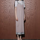 Organza x Satin Slip Dress