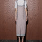 Organza x Satin Slip Dress
