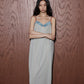 Organza x Satin Slip Dress