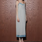 Organza x Satin Slip Dress