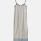 Organza x Satin Slip Dress