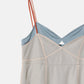 Organza x Satin Slip Dress
