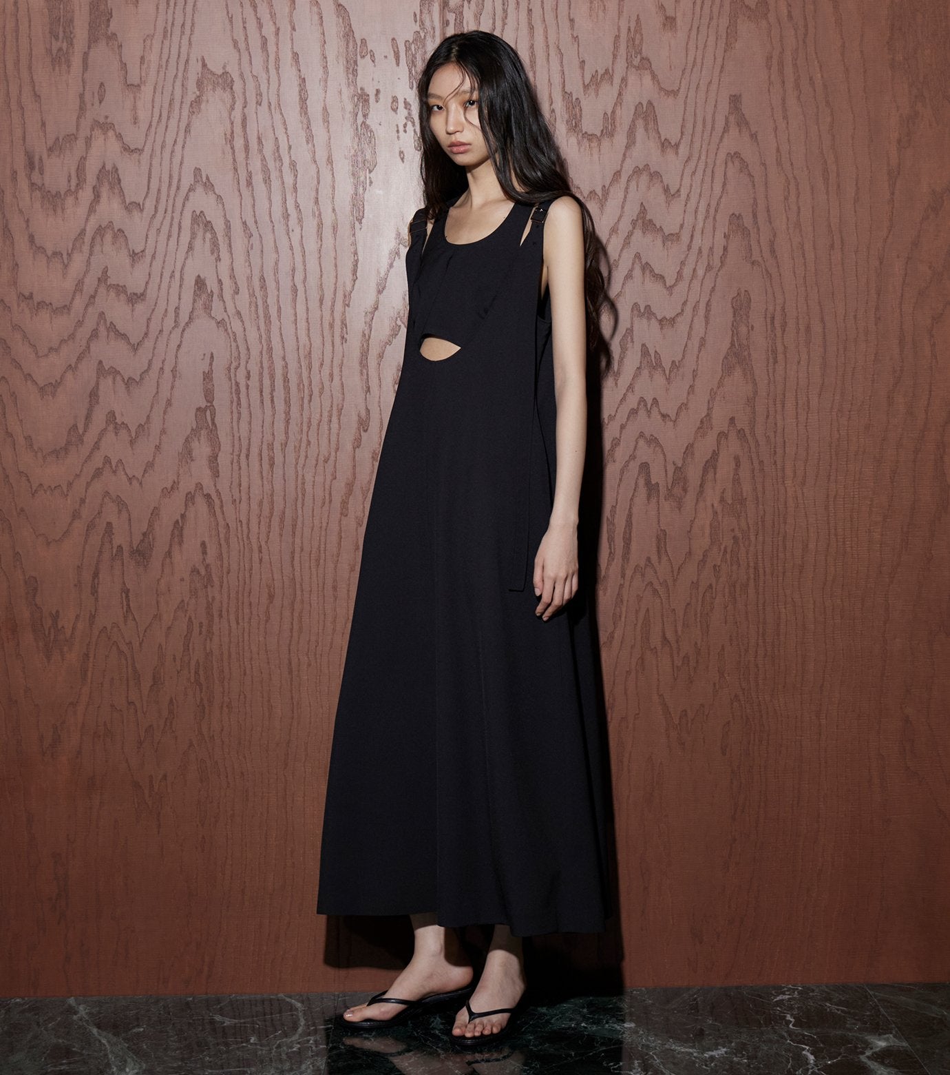 Extra Long Strap A-Line Dress