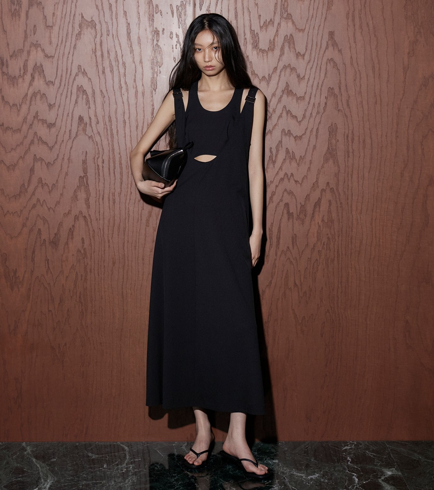 Extra Long Strap A-Line Dress