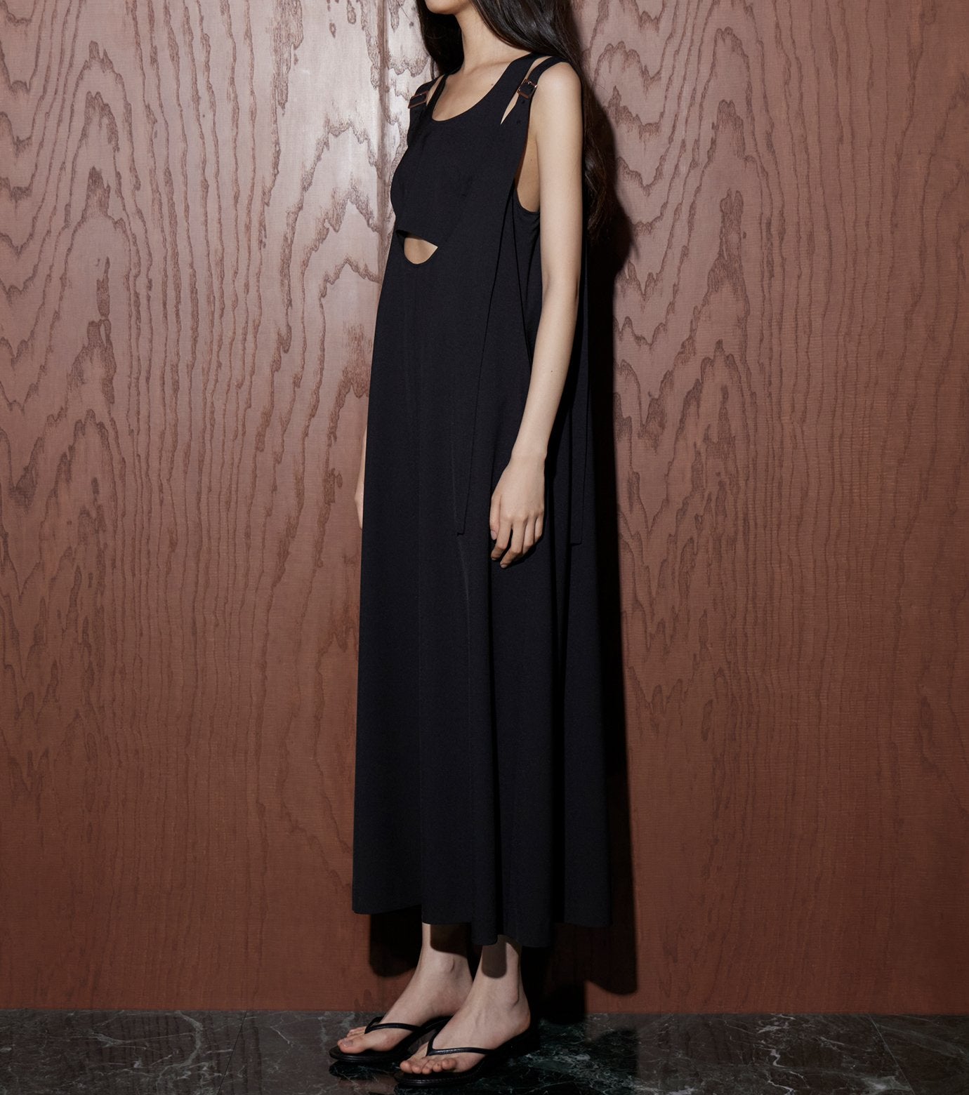 Extra Long Strap A-Line Dress