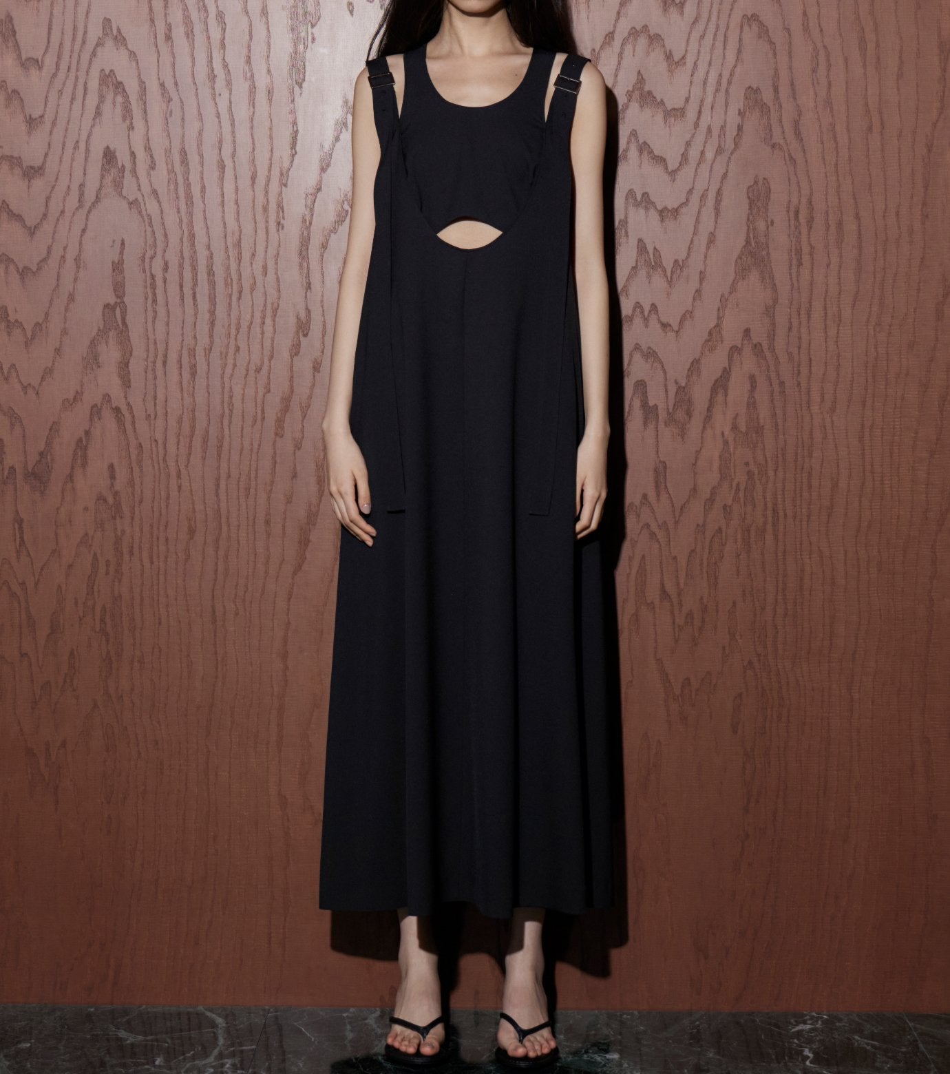 Extra Long Strap A-Line Dress