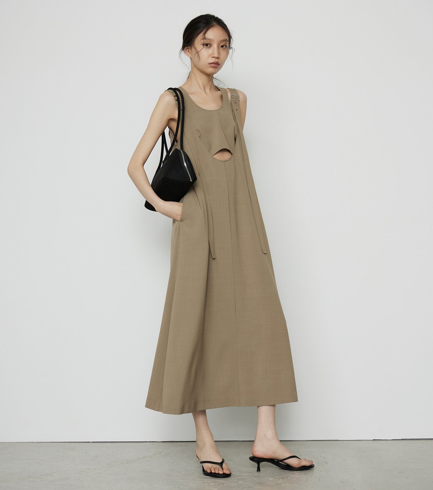 Extra Long Strap A-Line Dress