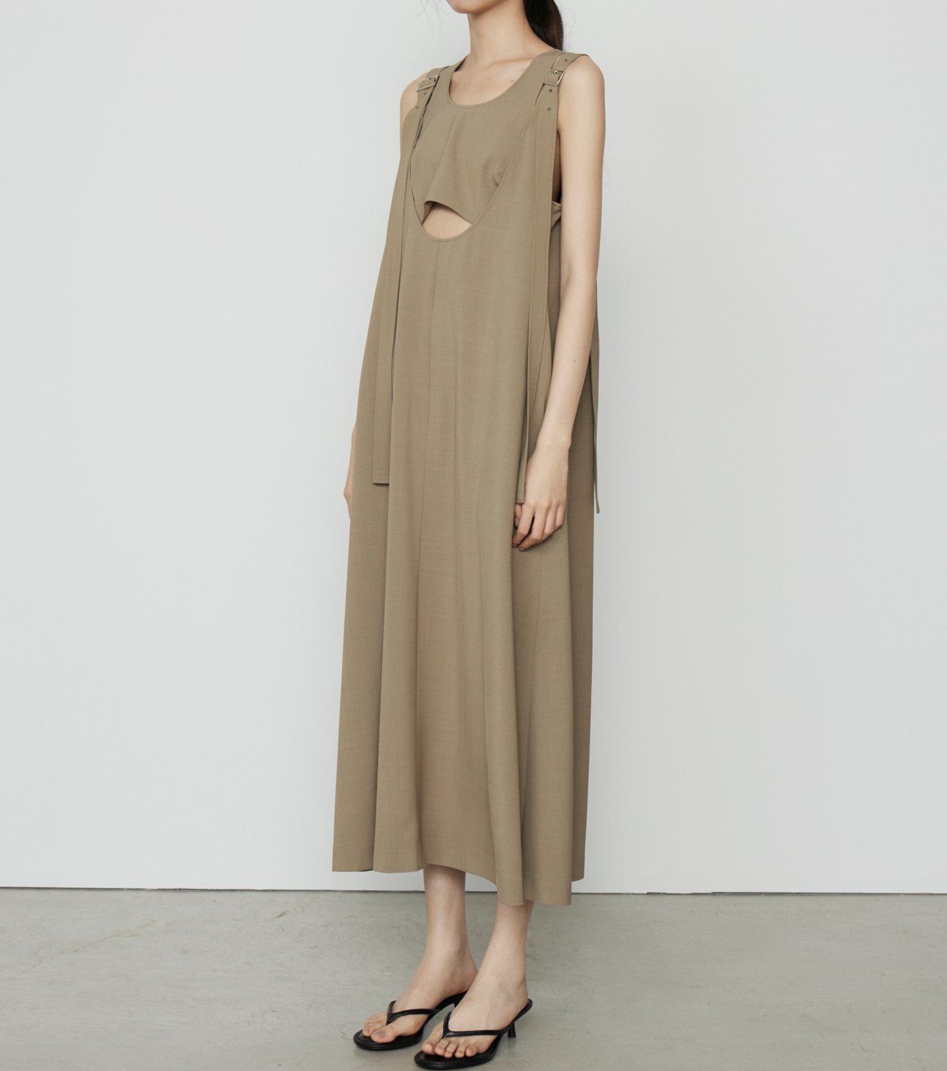 Extra Long Strap A-Line Dress