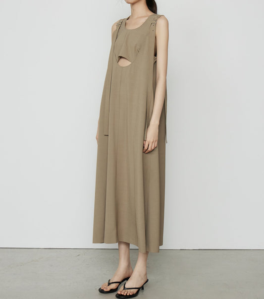 Extra Long Strap A-Line Dress