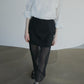 Sheer-Blend Pencil Skirt