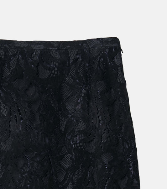 Flocky Lace Skirt