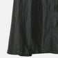 Nylon Leather Midi Skirt